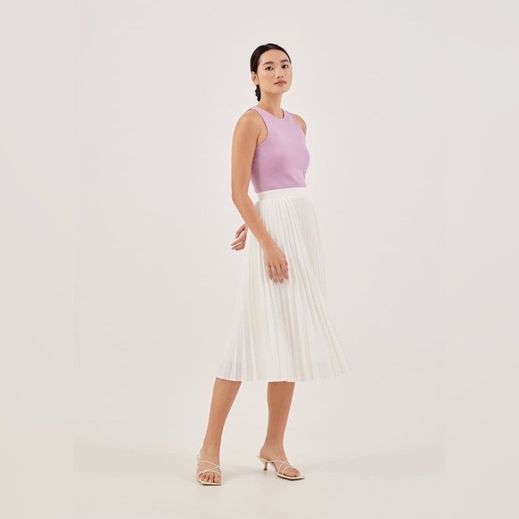 NWT Love Bonito Elinie Pleated Midi Skirt - Picture 4 of 8